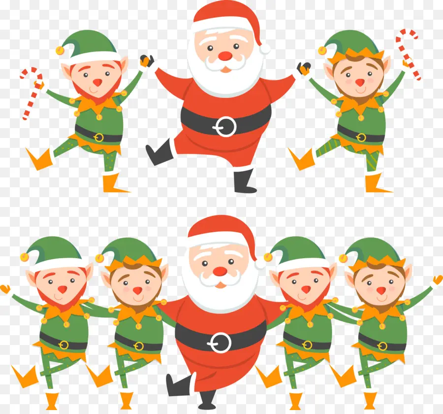 Santa Claus，La Navidad Elf PNG