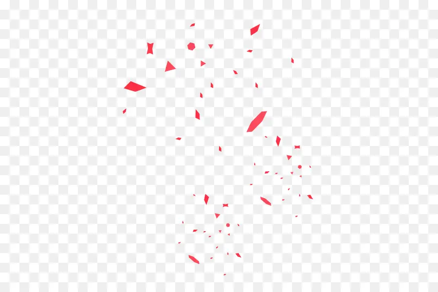 Confeti，Rojo PNG