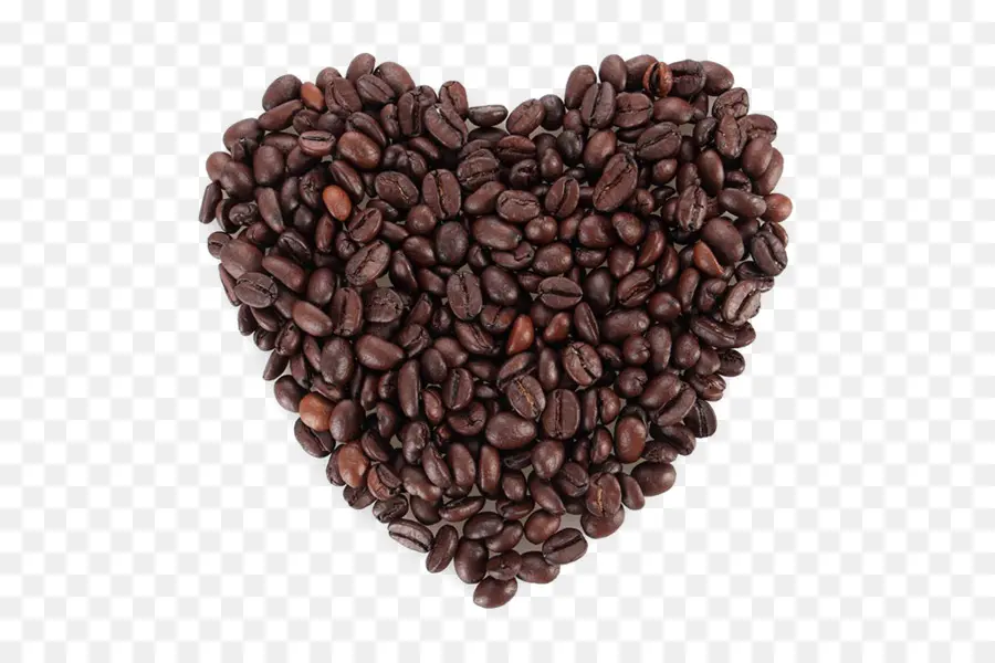 Corazón De Granos De Café，Café PNG