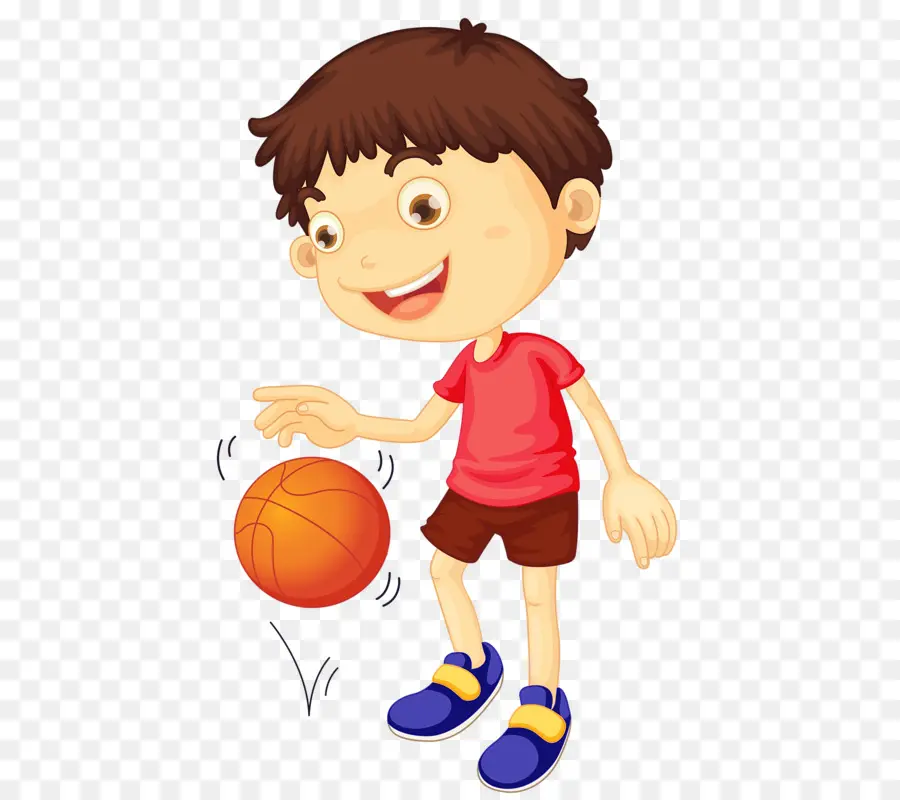 Niño Jugando Baloncesto，Niño PNG