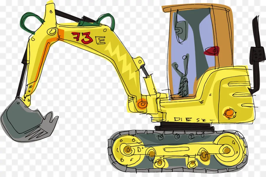 Excavadora，Shutterstock PNG