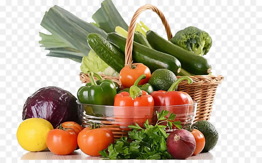 Verduras，Cesta PNG