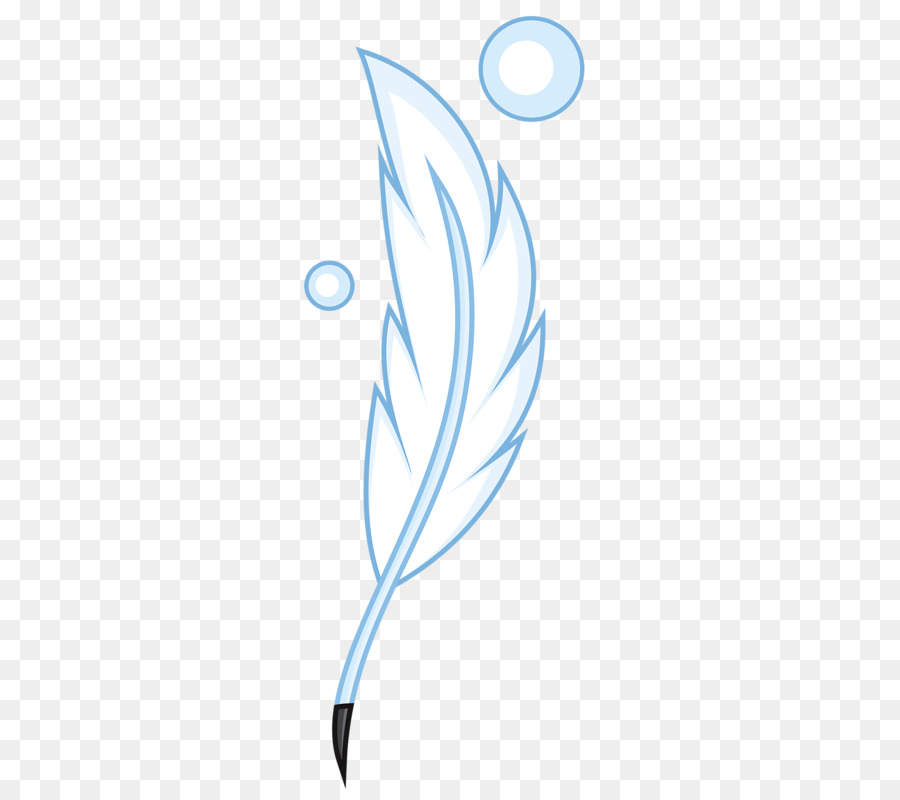 Pluma，Azul PNG