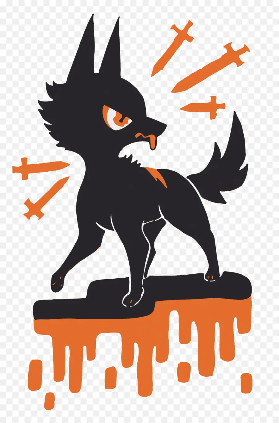 Perro Negro，Espadas PNG