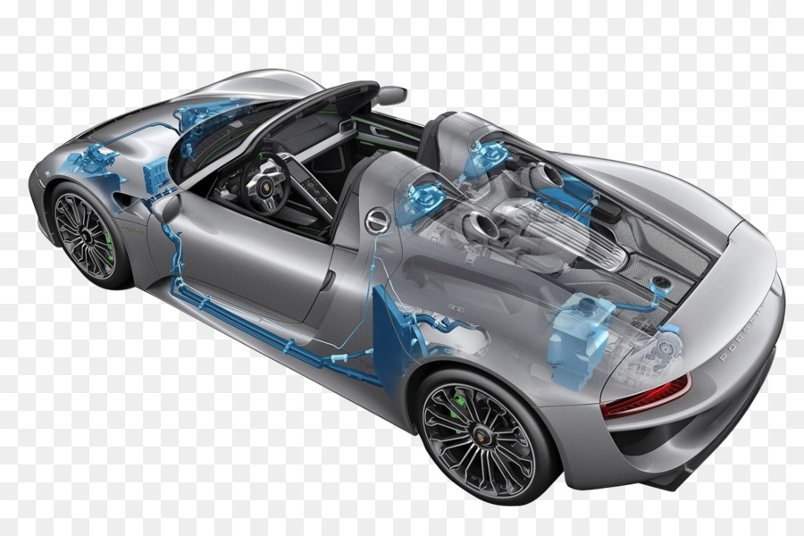 2015 Porsche 918 Spyder，Weissach PNG