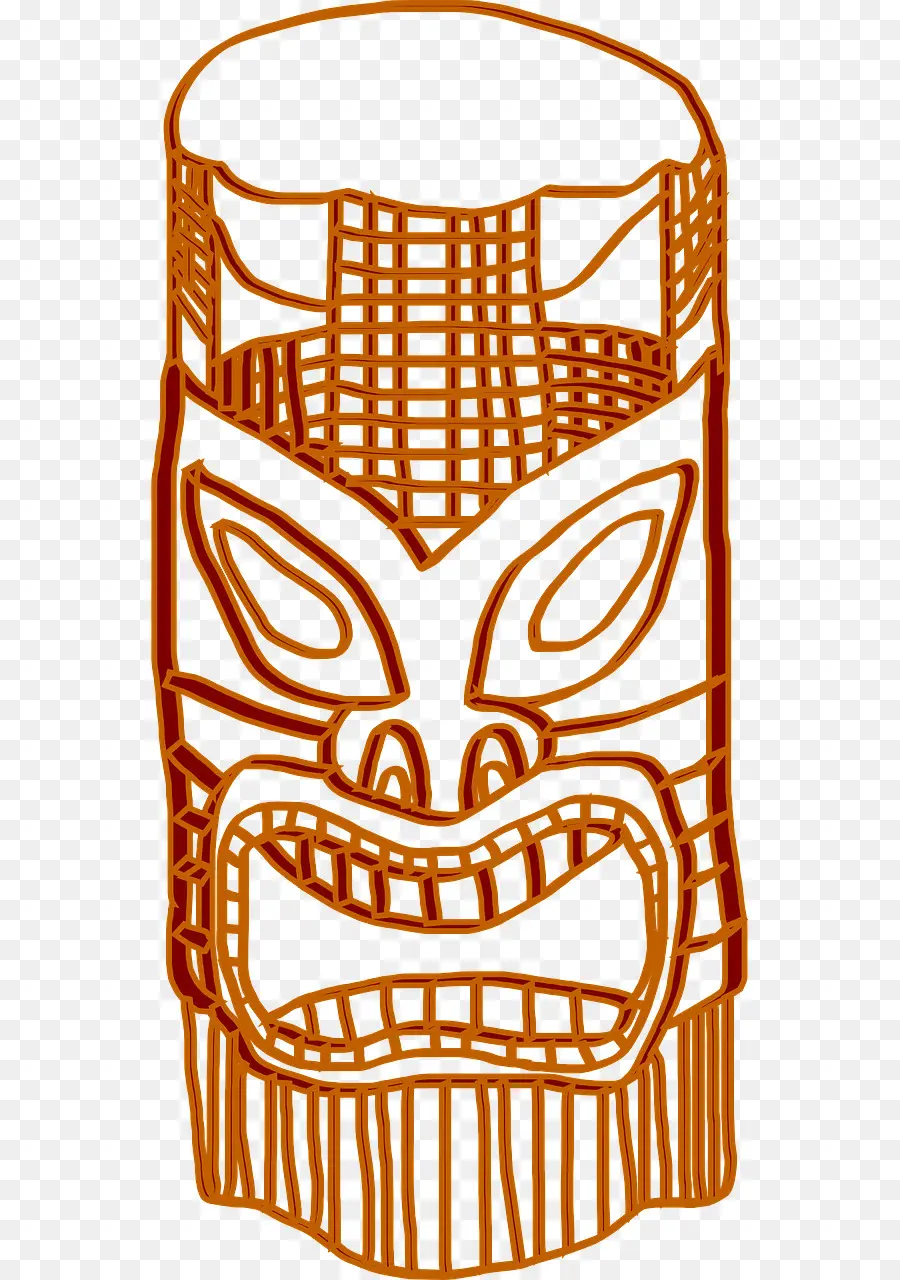 Máscara Tiki，Tribal PNG