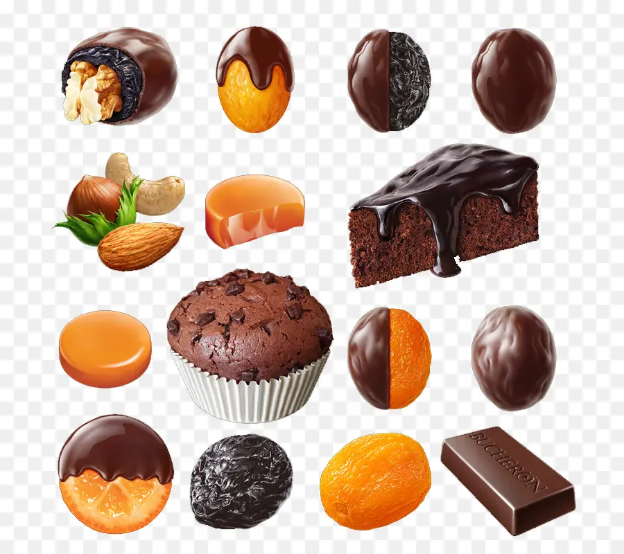 Chocolate Y Nueces，Chocolate PNG