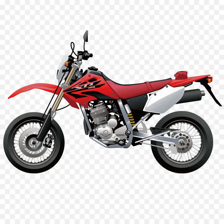 Motocicleta，Rojo PNG