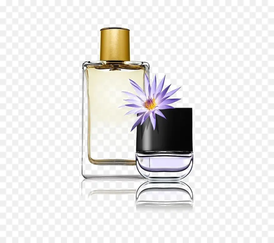 Botellas De Perfume，Flor PNG