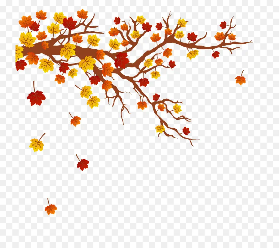 Otoño，árbol PNG