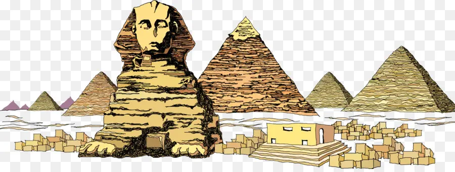 Gran Esfinge De Giza，La Gran Pirámide De Giza PNG