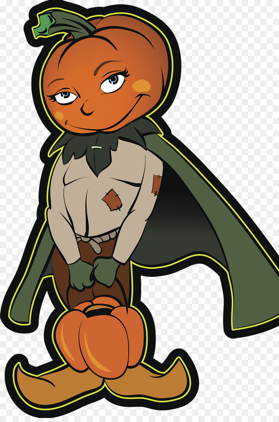 Personaje De Calabaza，Víspera De Todos Los Santos PNG