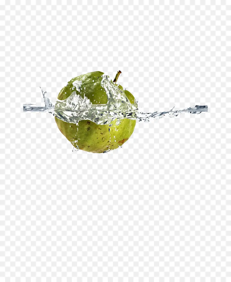 Manzana Verde，Agua PNG