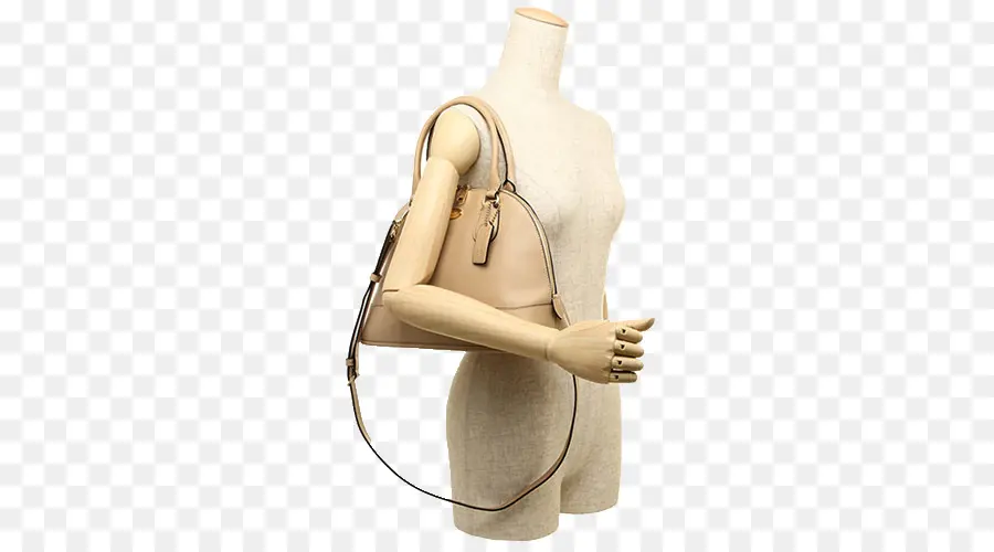 Bolso En Maniquí，Bolso Beige PNG