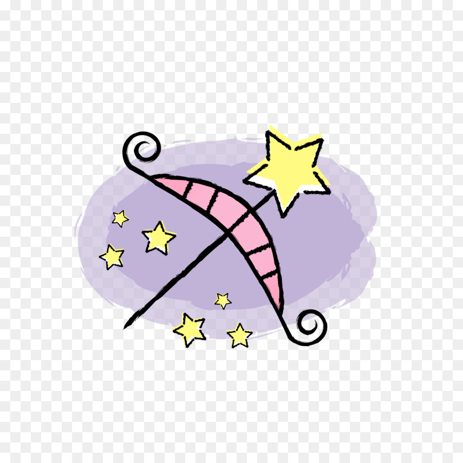 Paraguas Y Estrellas，Magia PNG