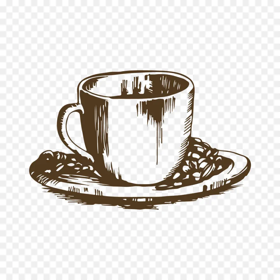 Taza De Café，Platillo PNG