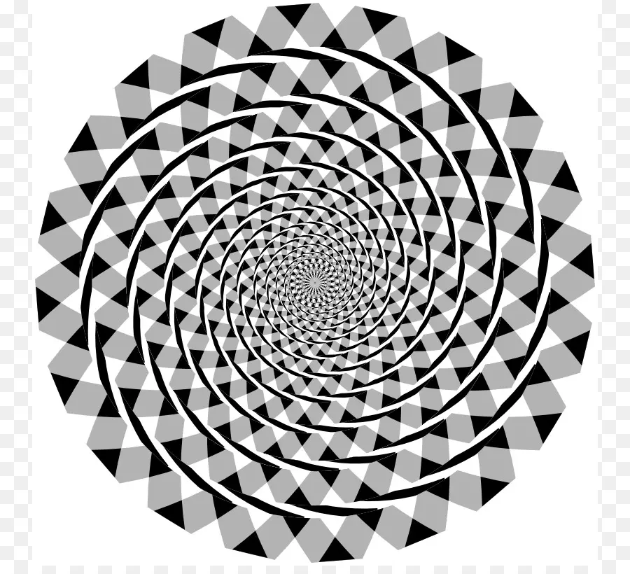 Ilusión óptica，Espiral PNG