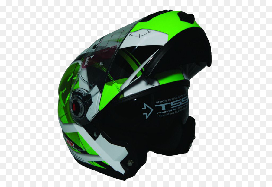 Casco Verde Y Negro，Motocicleta PNG