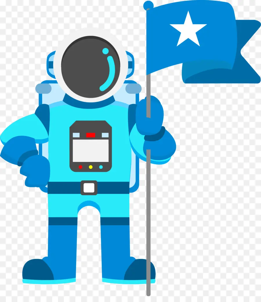 Astronauta Con Bandera，Astronauta PNG