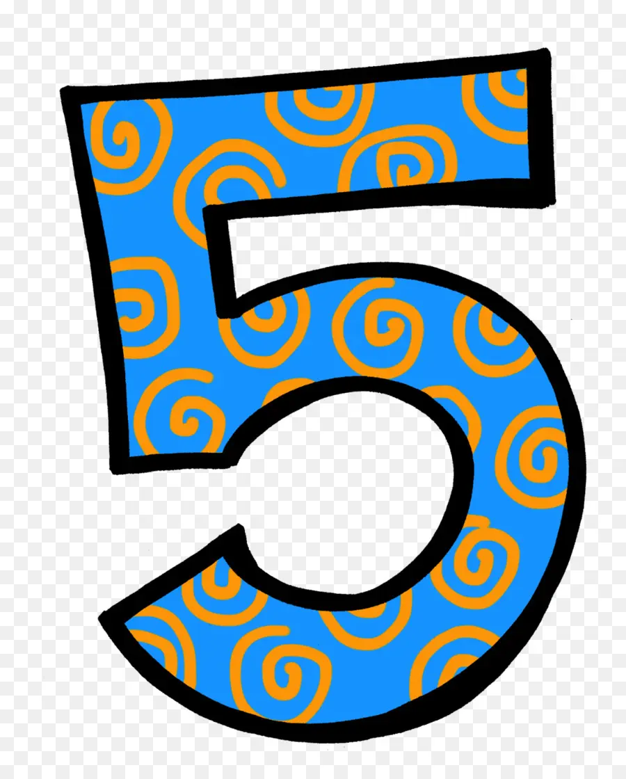 Numero 5，Dígito PNG