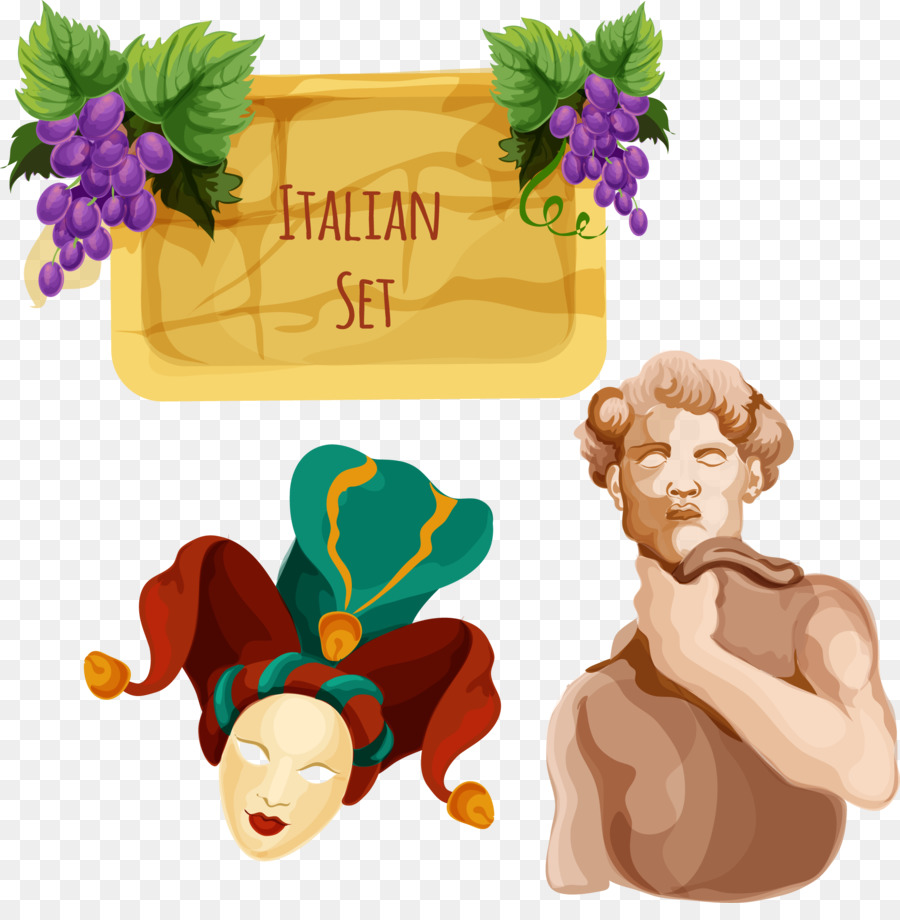 Conjunto Italiano，Mascarilla PNG