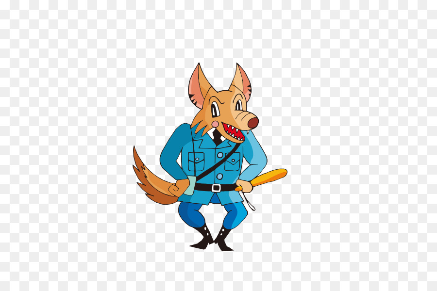 Lobo De Dibujos Animados，Policía PNG