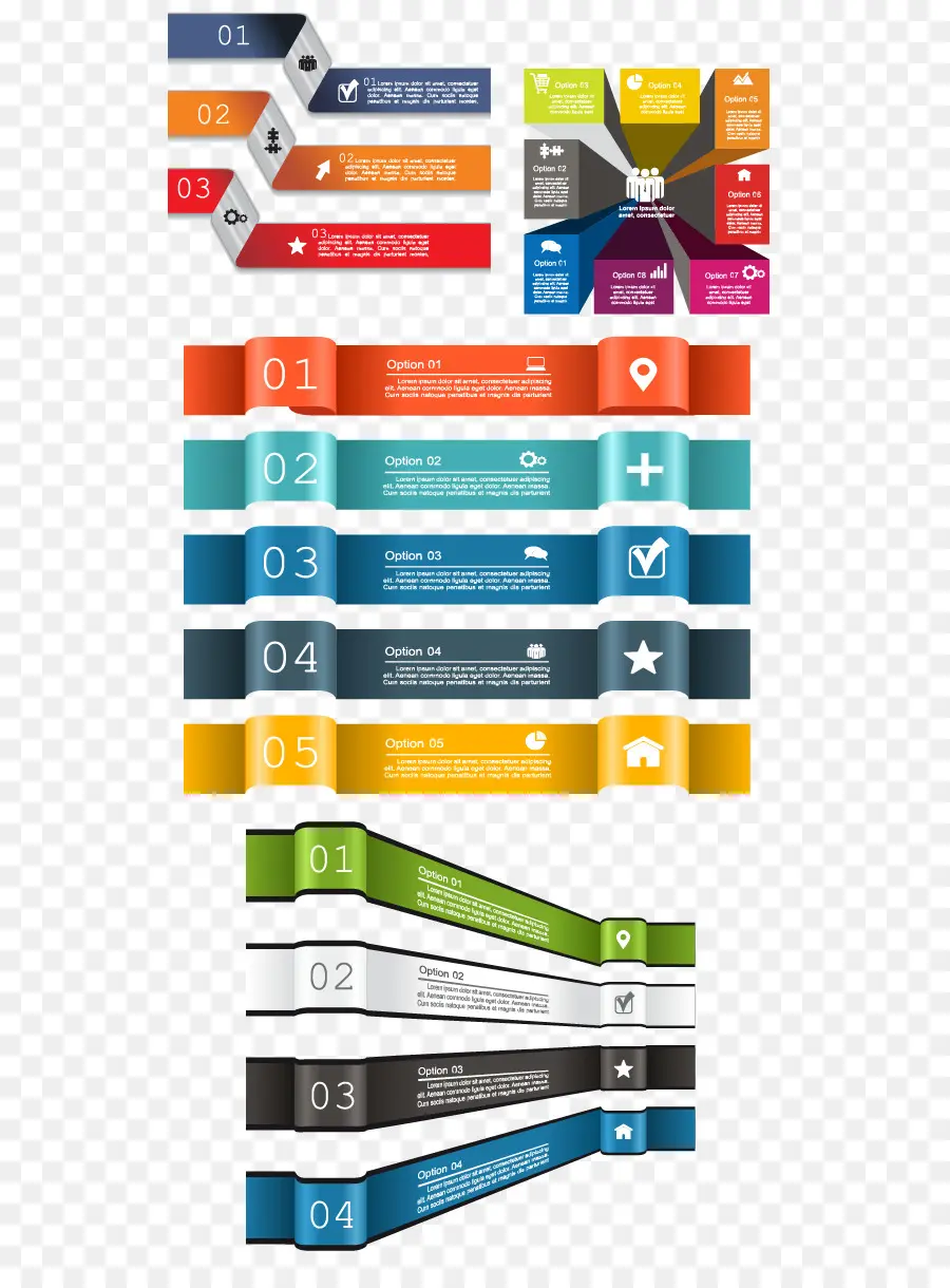 Elementos Infográficos，Opciones PNG