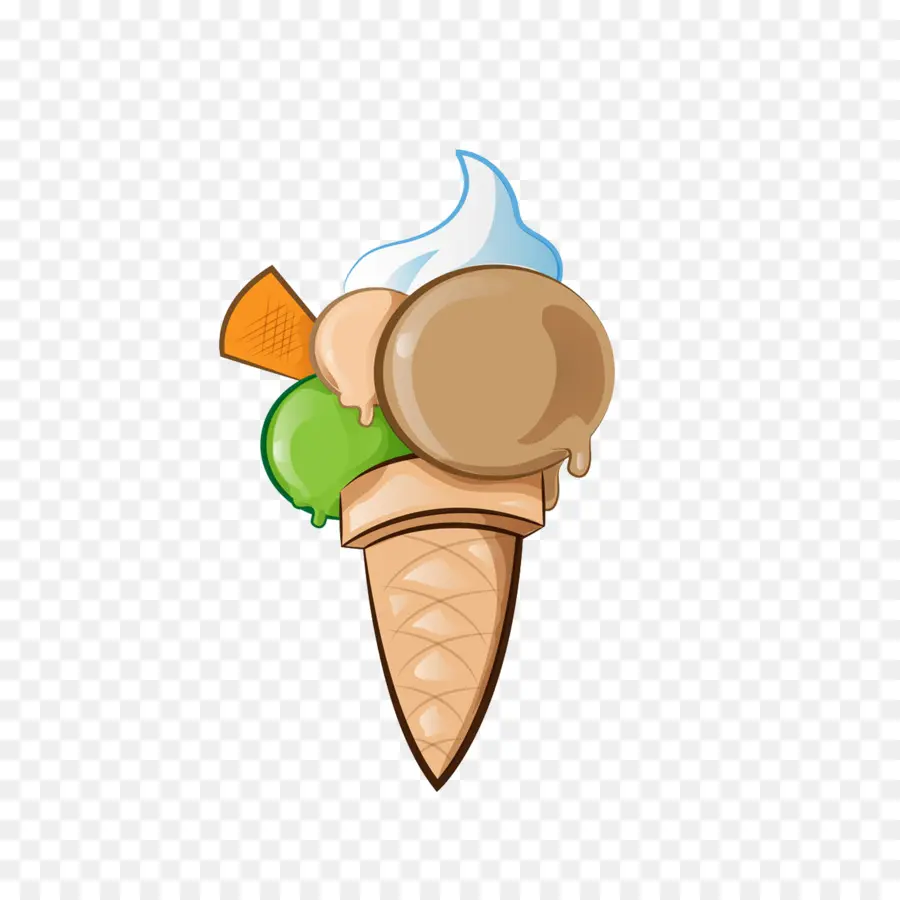 Helado，Sundae PNG