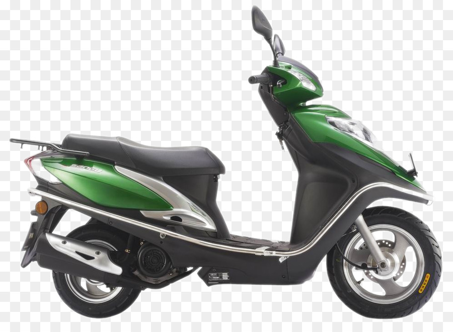 Vespa Verde，Vehículo De Dos Ruedas PNG