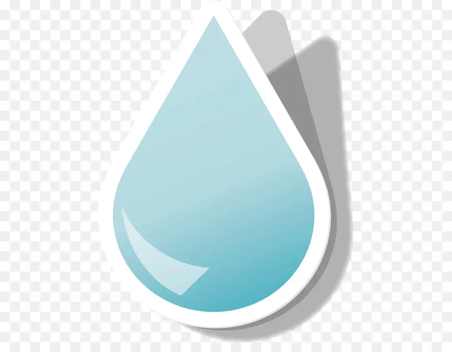 Gota De Agua，Azul PNG