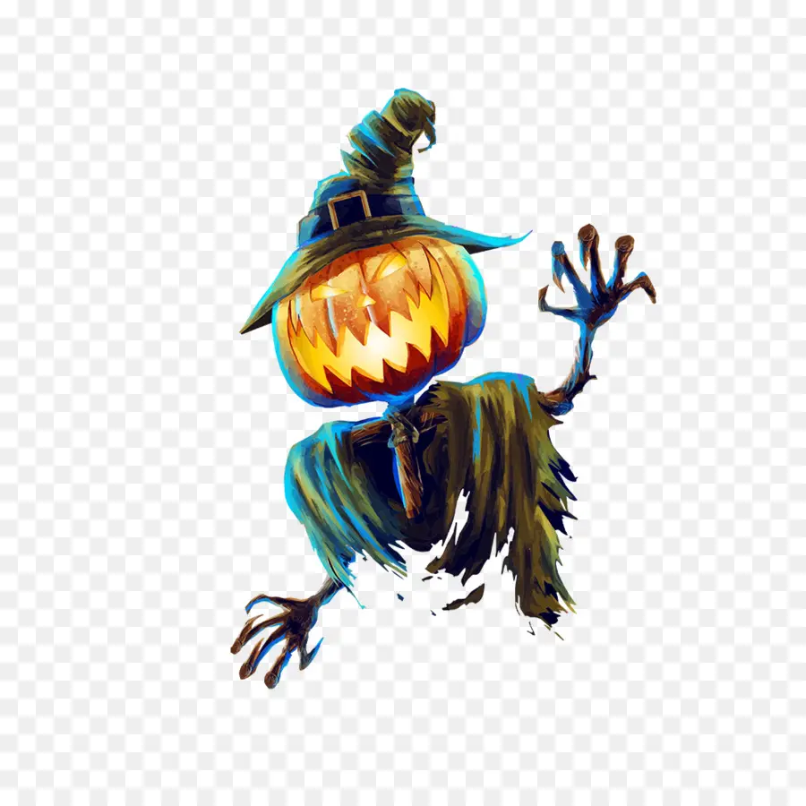 Halloween，Espantapájaros PNG