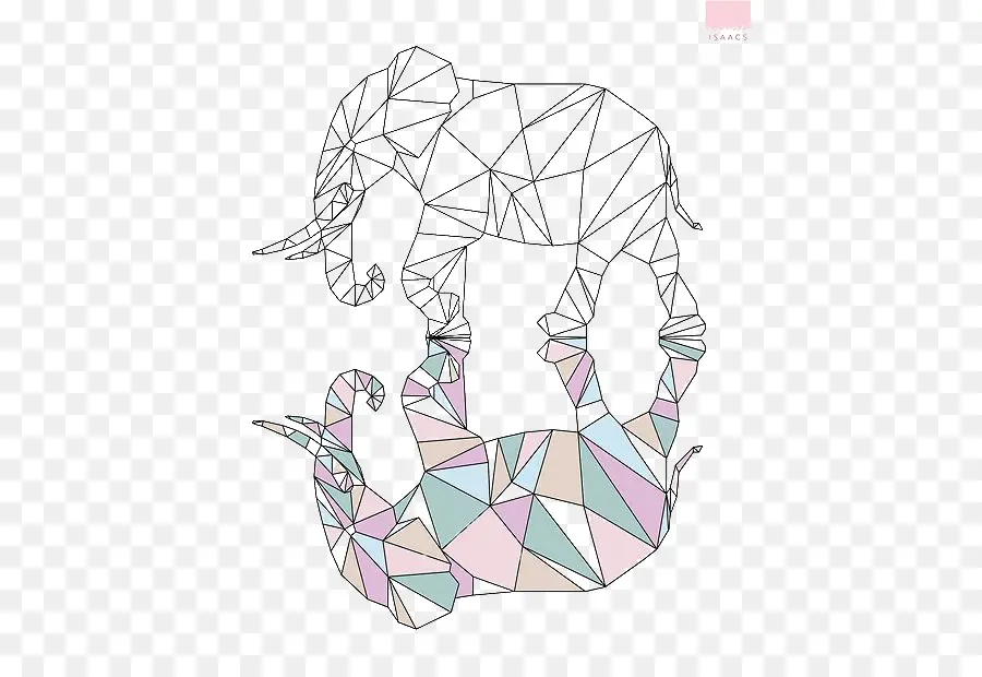 La Geometría，Elefante PNG