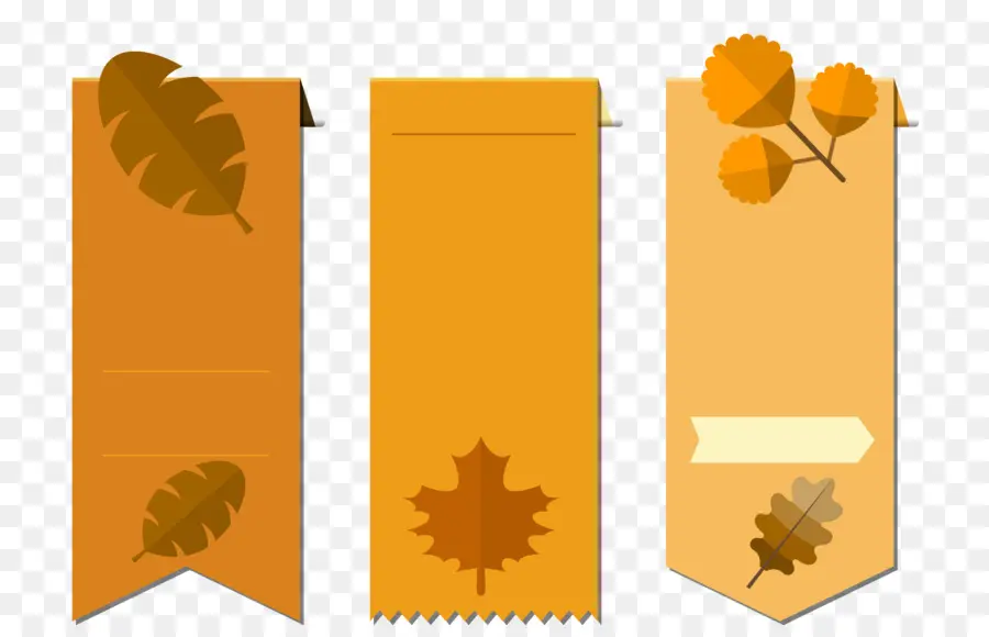 Banderas De Otoño，Hojas PNG