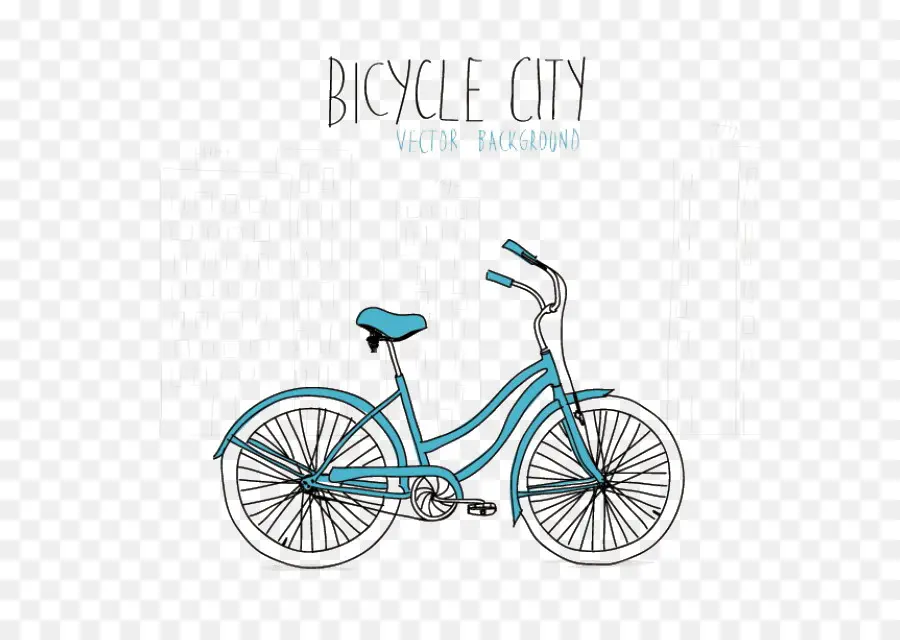 Bicicleta Azul，Bicicleta PNG