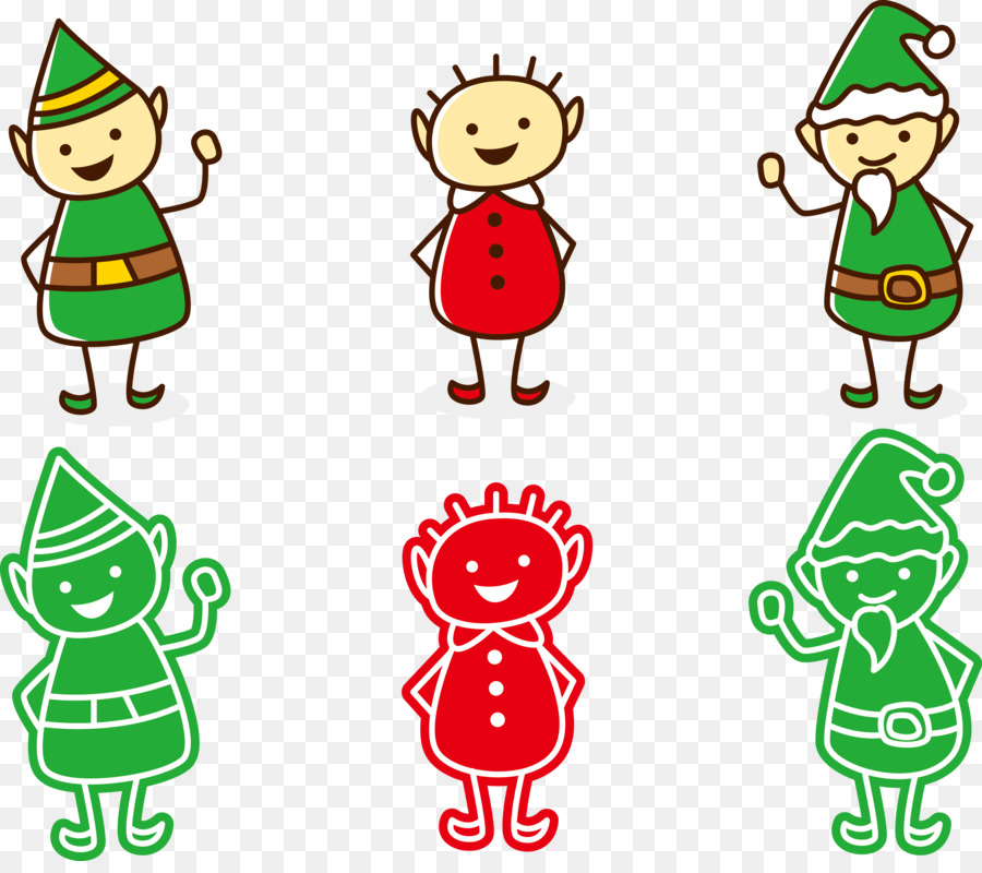 Santa Claus，De Dibujos Animados PNG