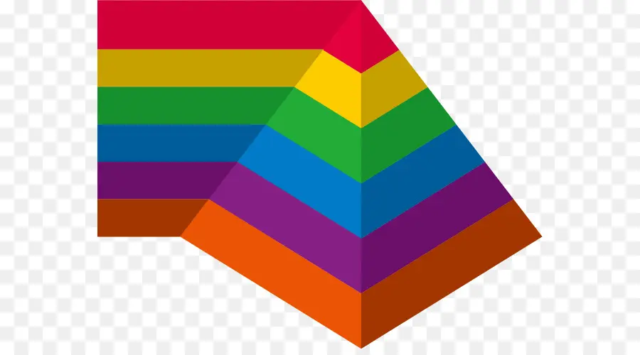 Pirámide Del Arco Iris，Bandera PNG