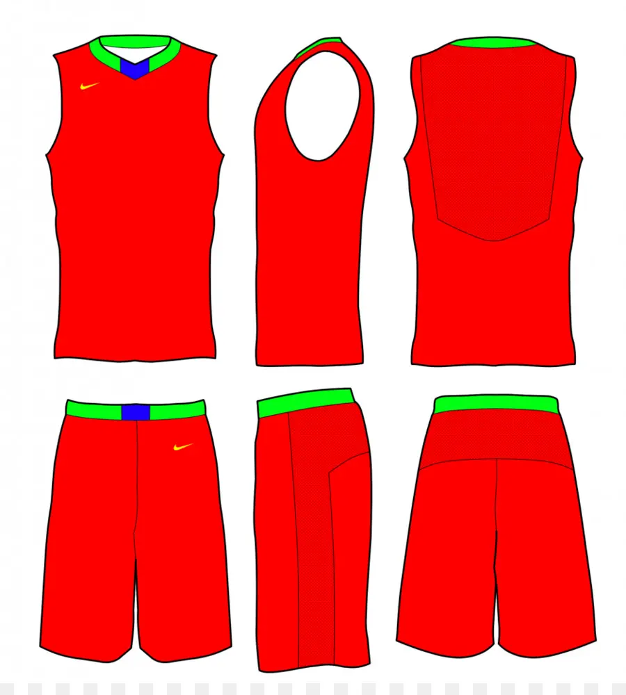 Baloncesto Uniforme，Plantilla PNG