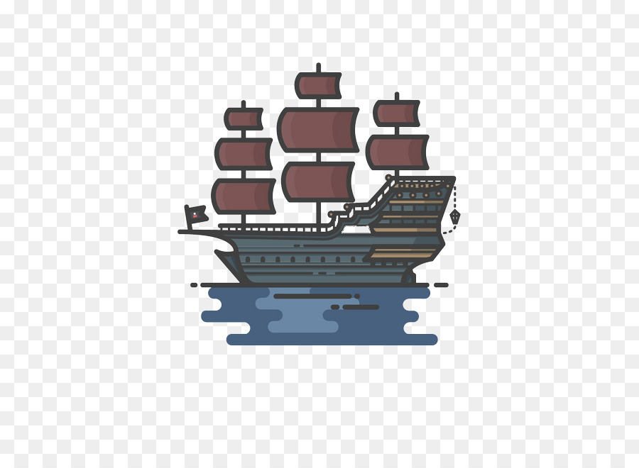 Barco De Vela，Nave PNG