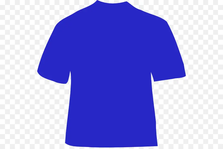 Camiseta Azul，Camiseta PNG