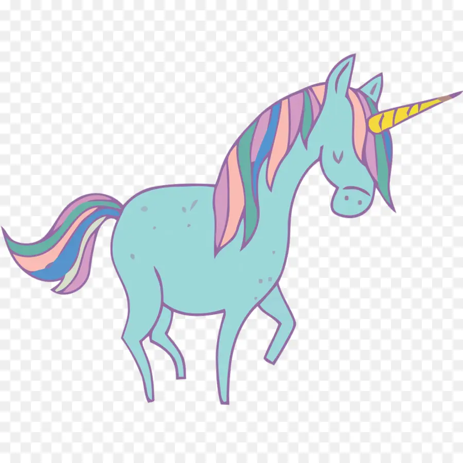 Unicornio，Blanco PNG