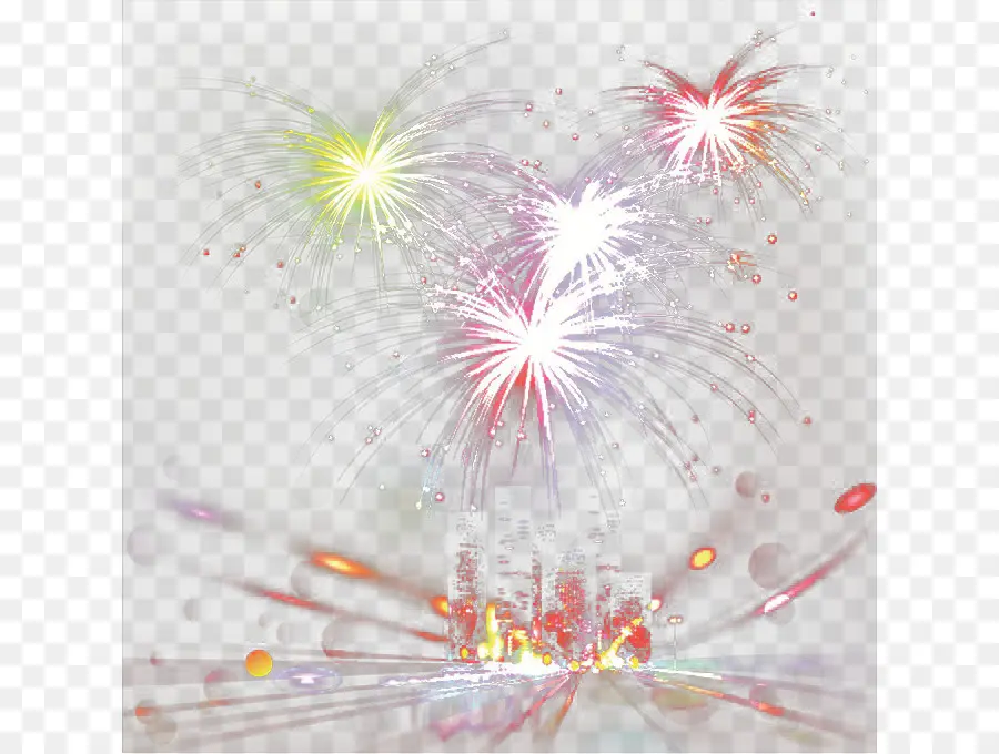 Fuegos Artificiales，Diseño Gráfico PNG