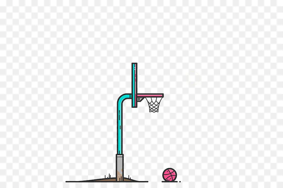 Aro De Baloncesto，Pelota PNG