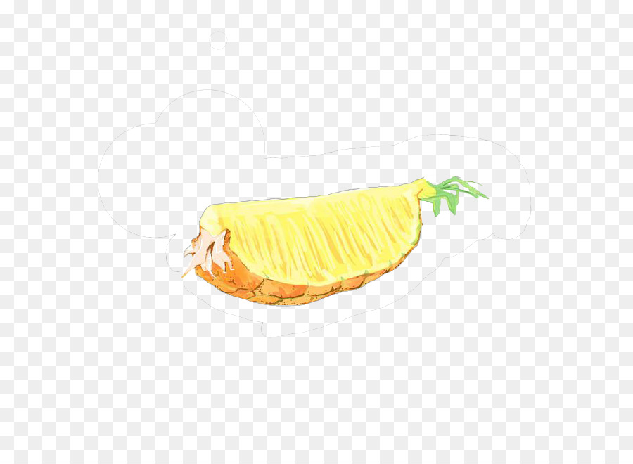 Rodaja De Piña，Amarillo PNG