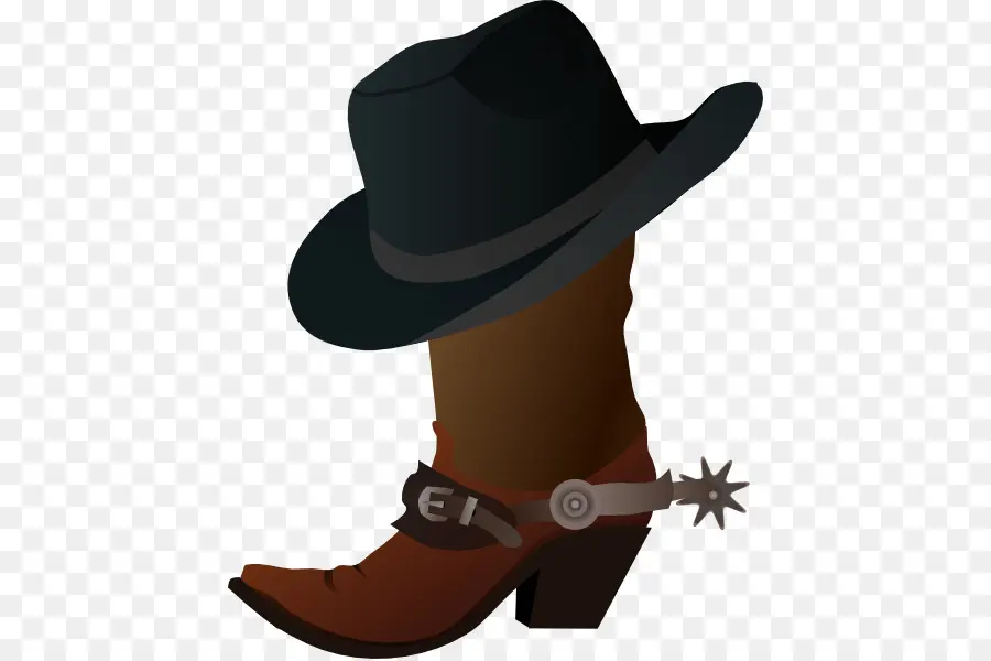 Hat N Botas，Bota De Vaquero PNG