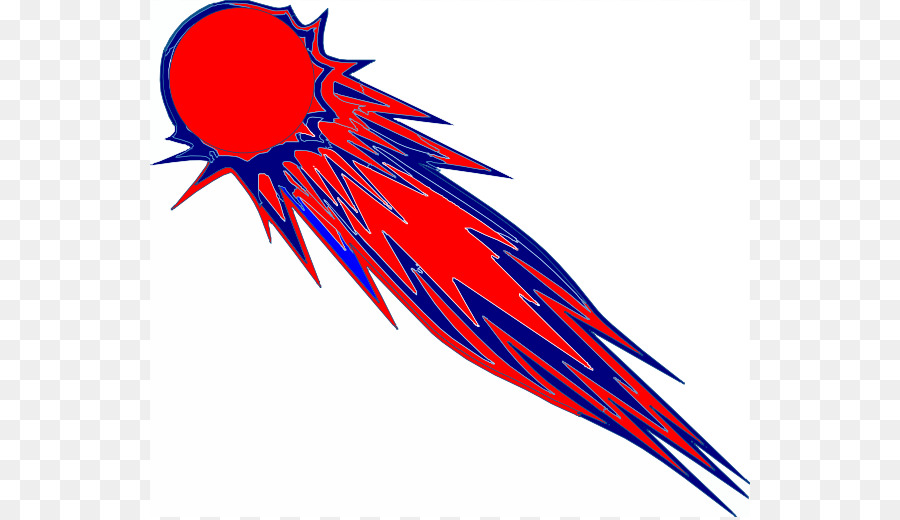 Cometa Rojo，Azul PNG