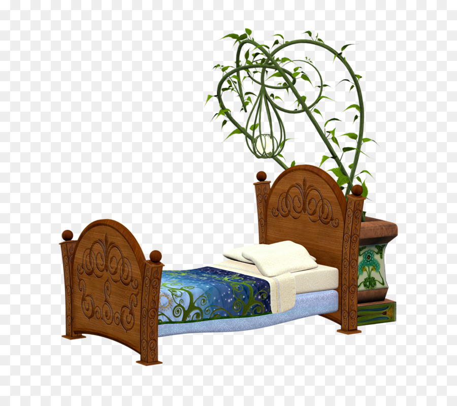 Cama，De Madera PNG