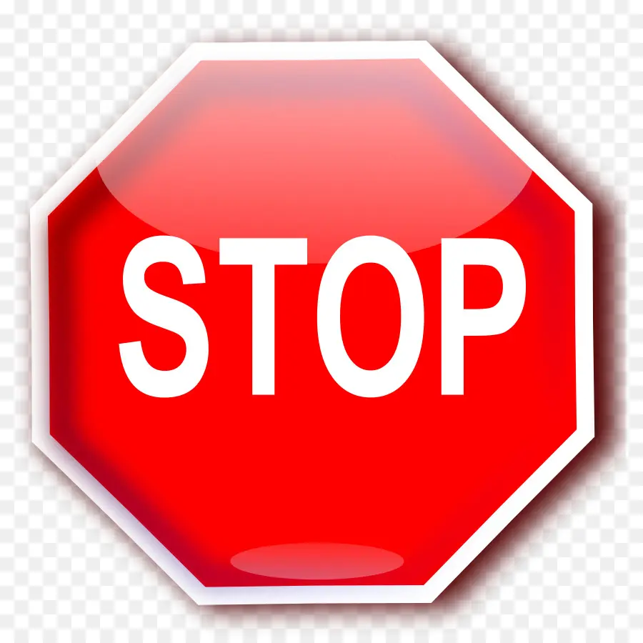 Señal De Stop Azul，Tráfico PNG