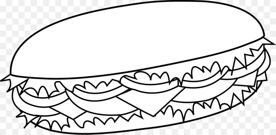 Sandwich Submarino，Sándwich De Jamón Y Queso PNG