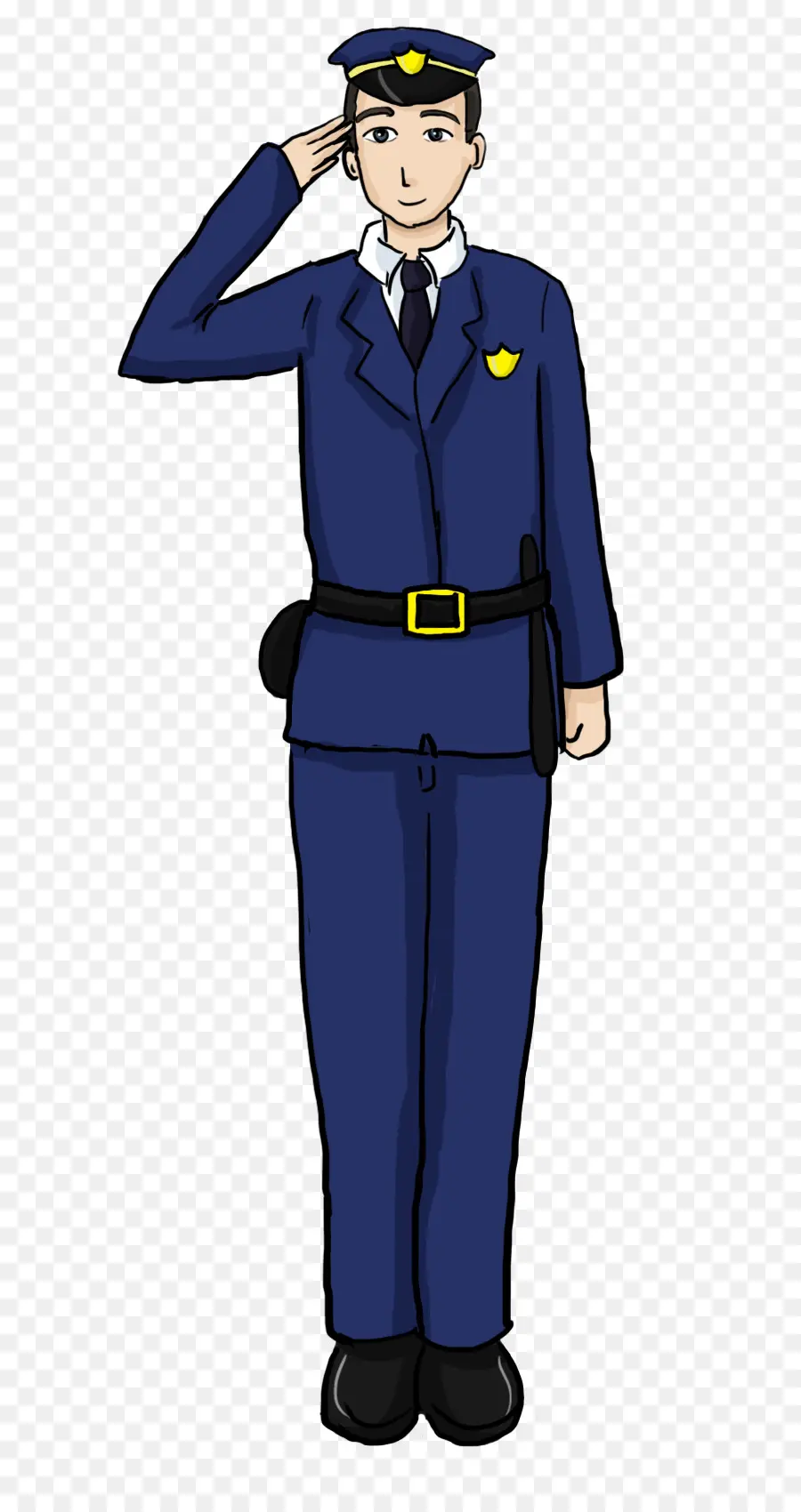 Oficial De Policia，Uniforme PNG