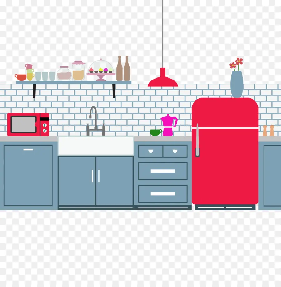 Cocina，Refrigerador PNG